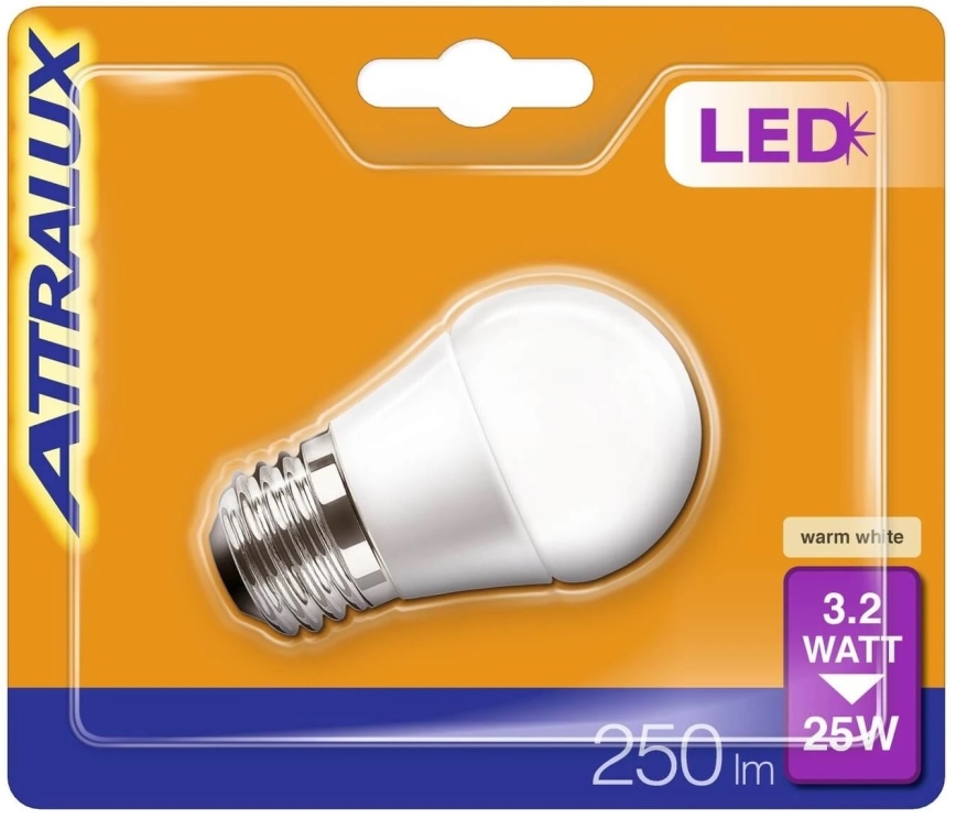 LED Žiarovka P45 E27/3,2W/230V 2700K - Attralux