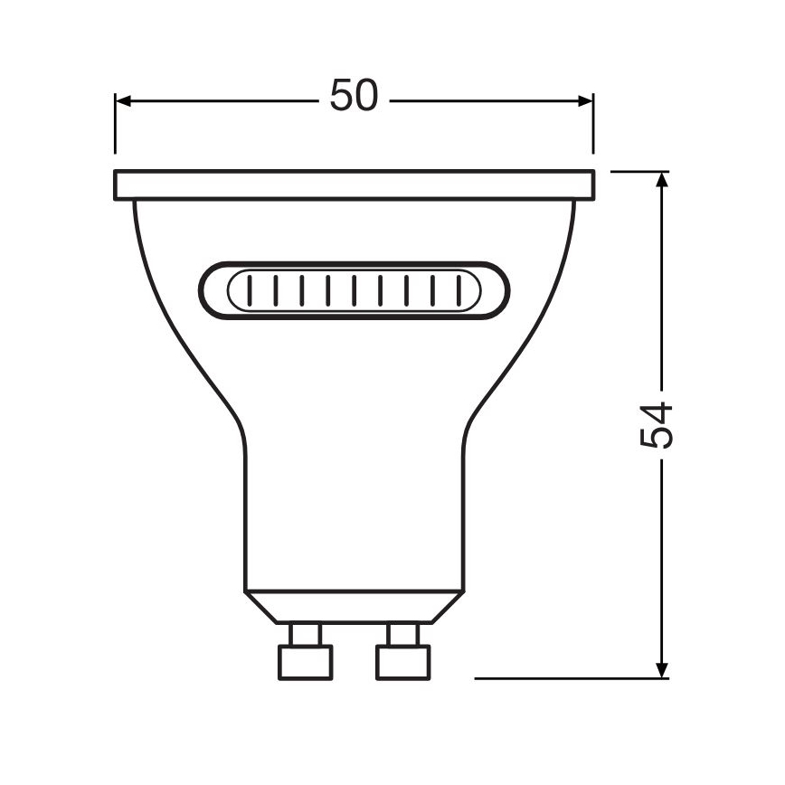 LED Žiarovka PAR16 GU10/4,2W/230V 2700/4000/6500K 36° - Osram