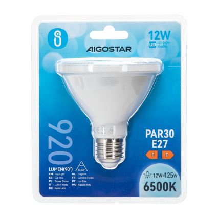 LED Žiarovka PAR30 E27/12W/230V 6500K - Aigostar