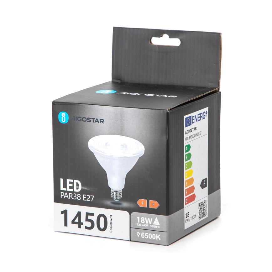 LED Žiarovka PAR38 E27/18W/230V 6500K - Aigostar