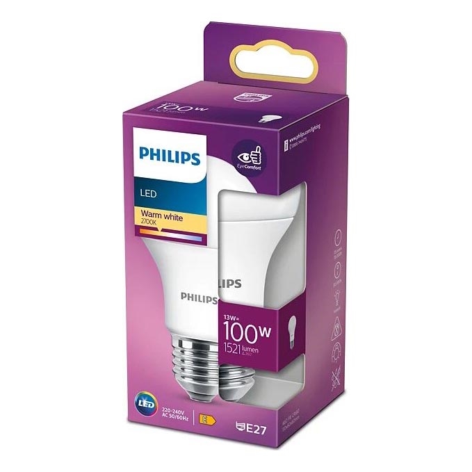 LED Žiarovka Philips A60 E27/13W/230V 2700K