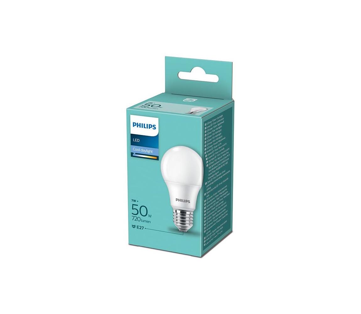LED Žiarovka Philips A60 E27/7W/230V 6500K 8718699630560