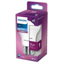 LED Žiarovka Philips E27/10W/230V 6500K