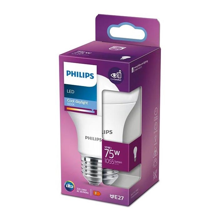 LED Žiarovka Philips E27/10W/230V 6500K