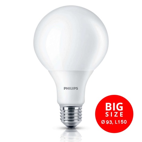 LED žiarovka PHILIPS E27/9,5W/230V 2700K - LED GLOBE