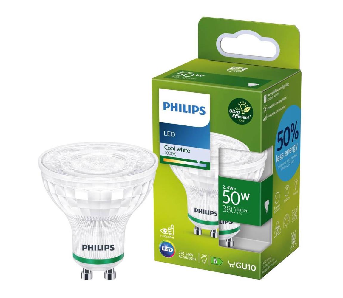 LED Žiarovka Philips GU10/2,4W/230V 4000K 8719514421721