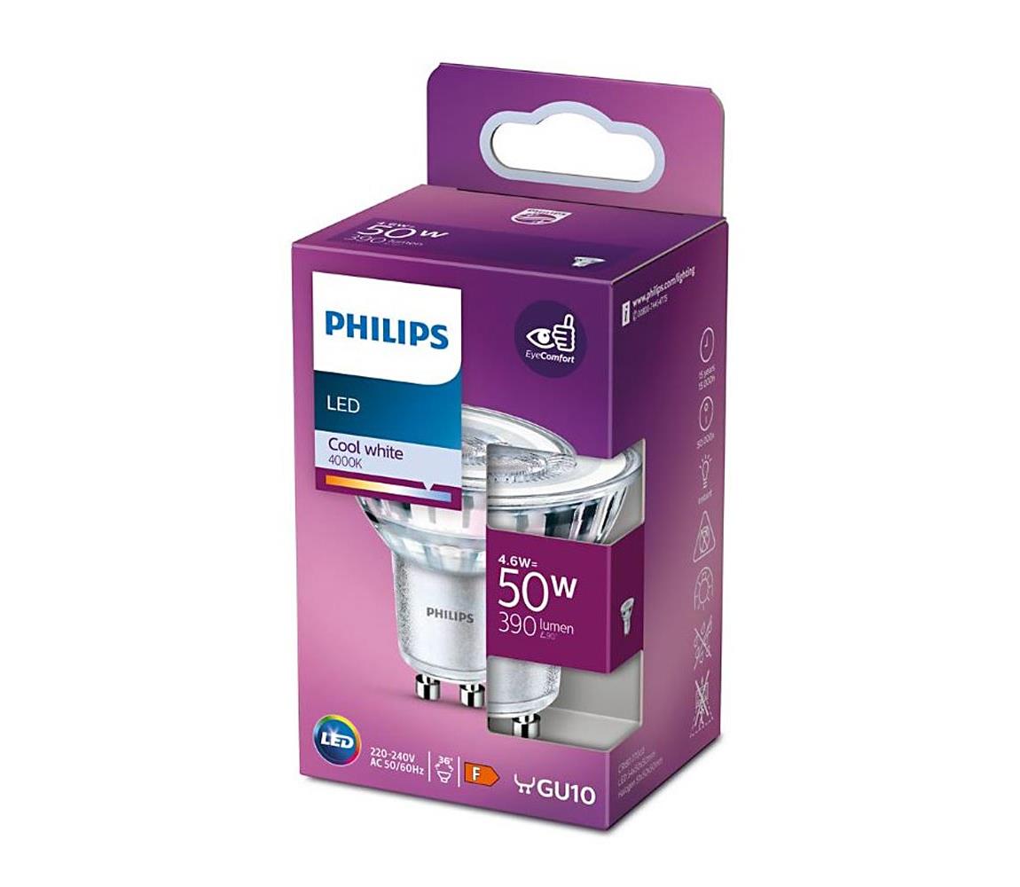 LED Žiarovka Philips GU10/4,6W/230V 4000K 8718699776992