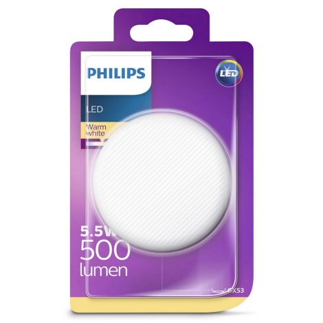 LED Žiarovka Philips GX53/5,5W/230V 2700K