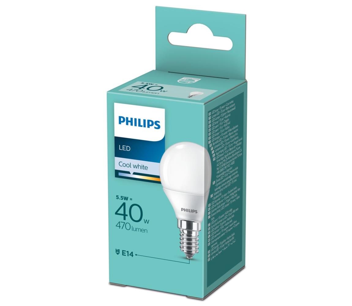 Philips LED Žiarovka Philips P45 E14/5,5W/230V 4000K