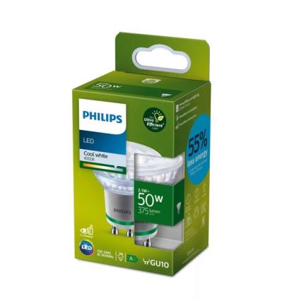 LED Žiarovka Philips PAR16 GU10/2,1W/230V 4000K