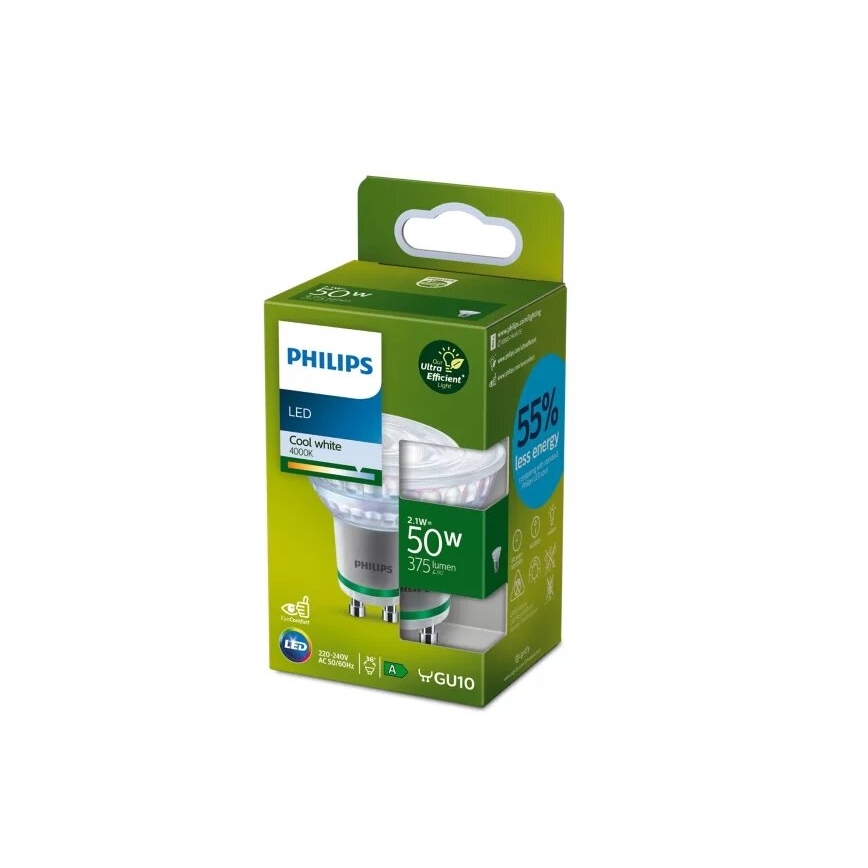 LED Žiarovka Philips PAR16 GU10/2,1W/230V 4000K