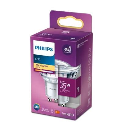 LED Žiarovka Philips PAR16 GU10/3,5W/230V 2700K