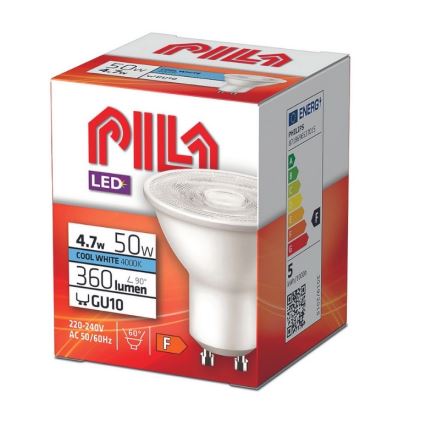LED Žiarovka Philips Pila PAR16 GU10/4,7W/230V 4000K