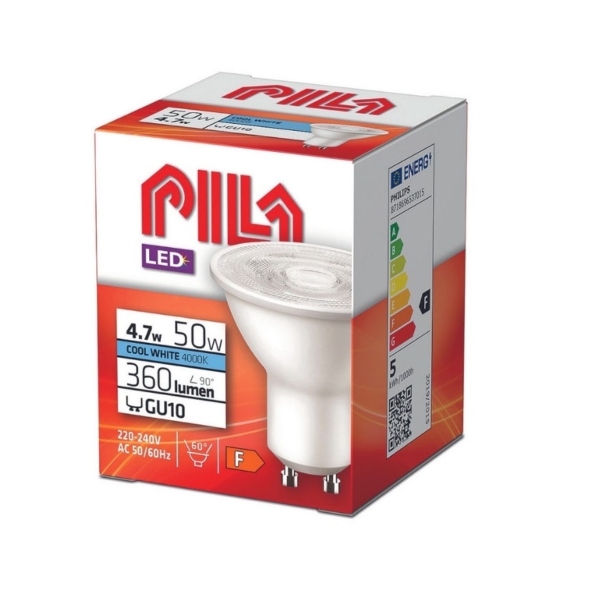 LED Žiarovka Philips Pila PAR16 GU10/4,7W/230V 4000K