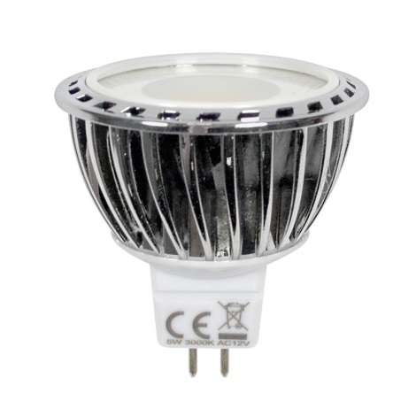LED Žiarovka PREMIUM GU5,3/MR16/5W/12V 3000 K