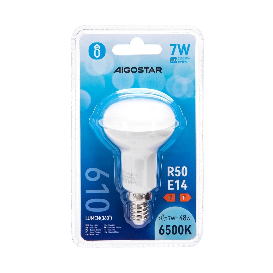 LED Žiarovka R50 E14/7W/230V 6500K - Aigostar