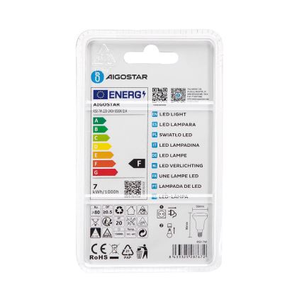 LED Žiarovka R50 E14/7W/230V 6500K - Aigostar
