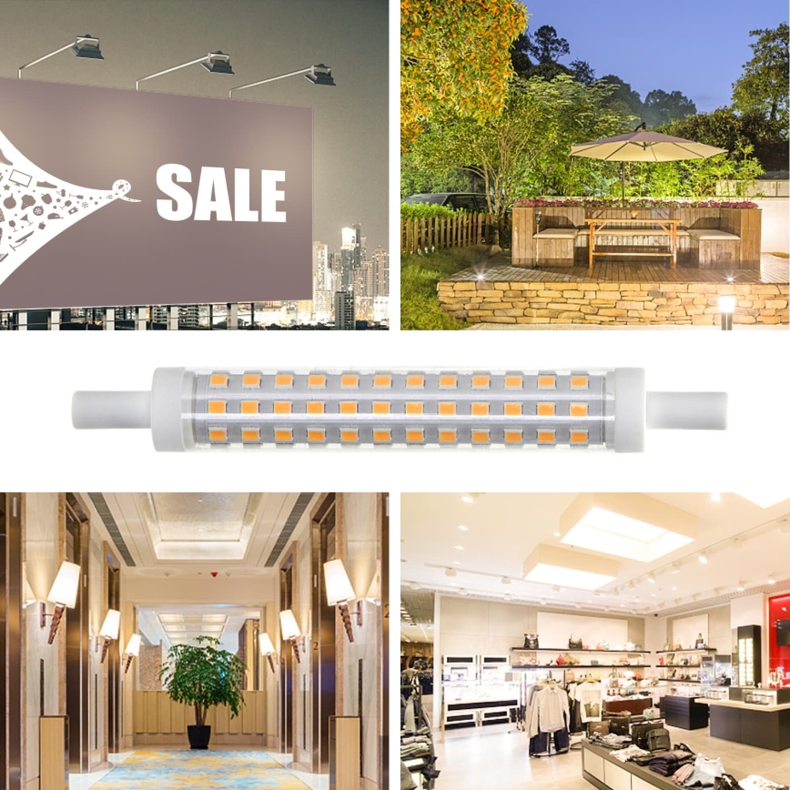 LED žiarovka R7S/9W/230V 3000K - Aigostar