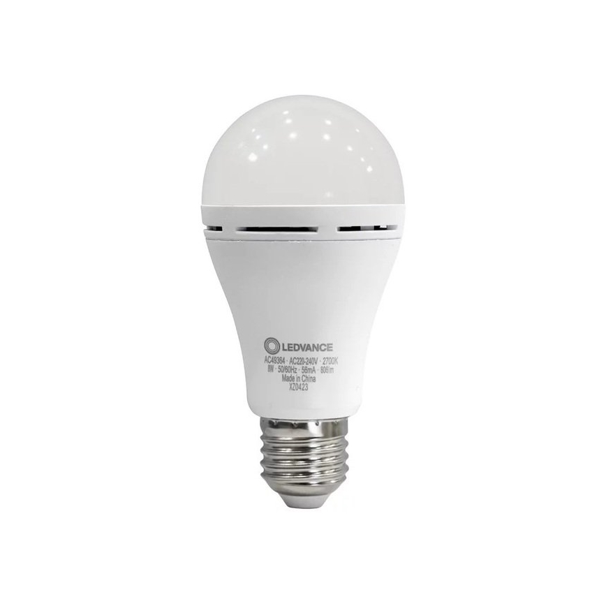 LED Žiarovka RECHARGEABLE A60 E27/8W/230V 2700K - Ledvance