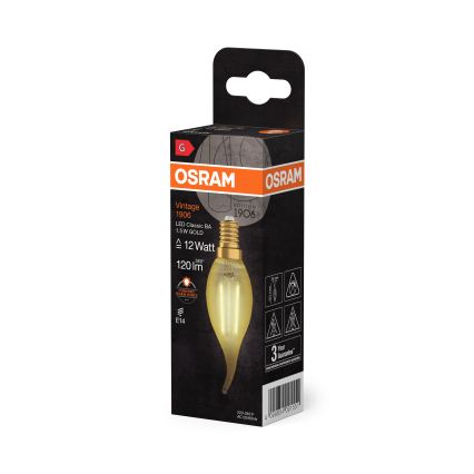 LED žiarovka retro filament E14/1,5W/230V 2400K - Osram