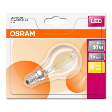 LED Žiarovka RETROFIT E14/4W/230V 2700K - Osram