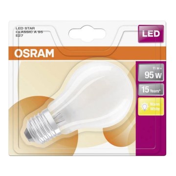 LED Žiarovka RETROFIT E27/11W/230V 2700K - Osram