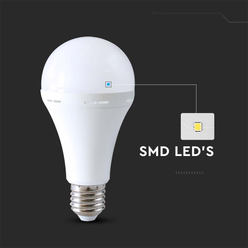 LED Žiarovka s núdzovým režimom A80 E27/12W/230V 4000K