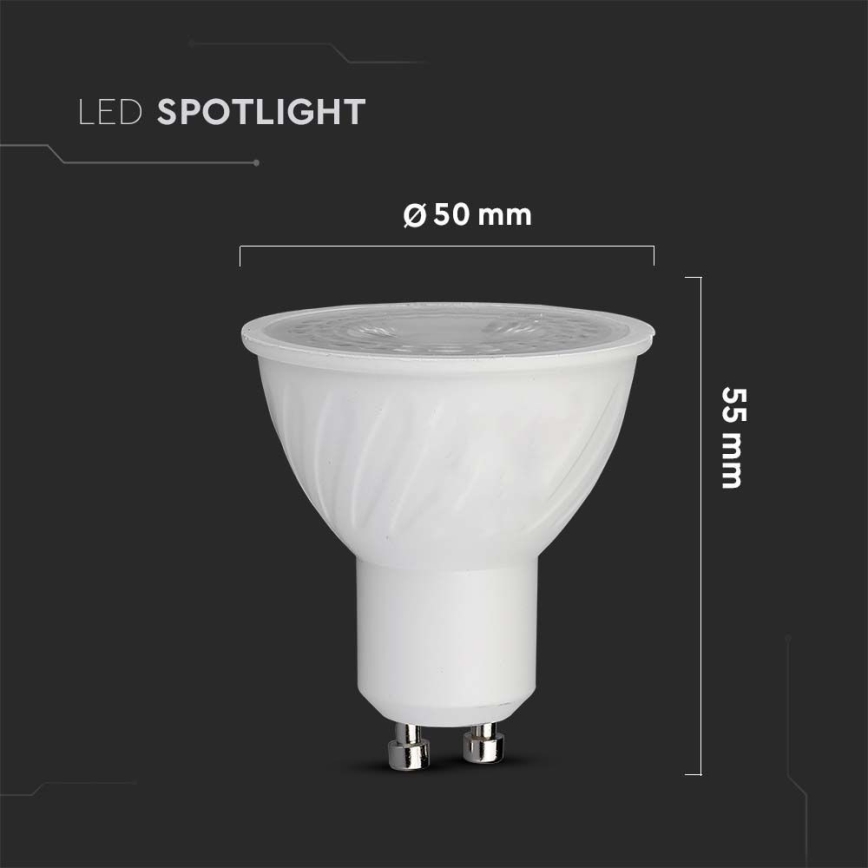 LED Žiarovka SAMSUNG CHIP GU10/6W/230V 4000K