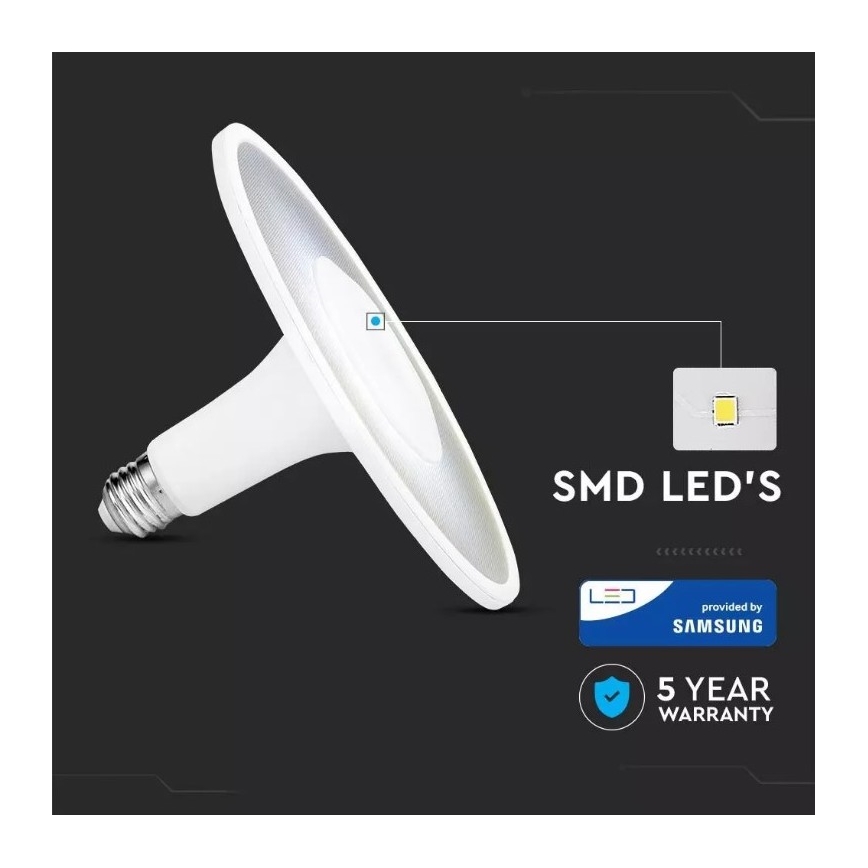 LED Žiarovka SAMSUNG CHIP UFO E27/18W/230V 6400K