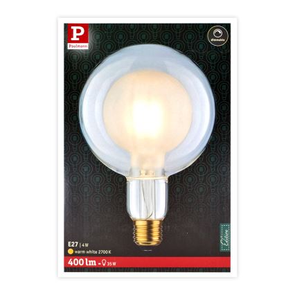 LED Žiarovka SHAPE G125 E27/4W/230V 2700K - Paulmann 28764