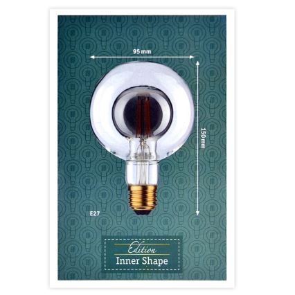 LED Žiarovka SHAPE G95 E27/4W/230V 2700K - Paulmann 28766