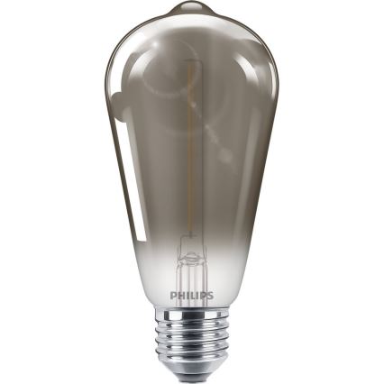 LED Žiarovka SMOKY VINTAGE Philips ST64 E27/2,3W/230V 2700K