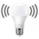 LED Žiarovka so senzorom E27/9W/230V 6500K