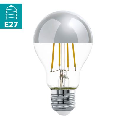 LED Žiarovka so zrkadlovým vrchlíkom A60 E27/7W/230V 2700K - Eglo 11834