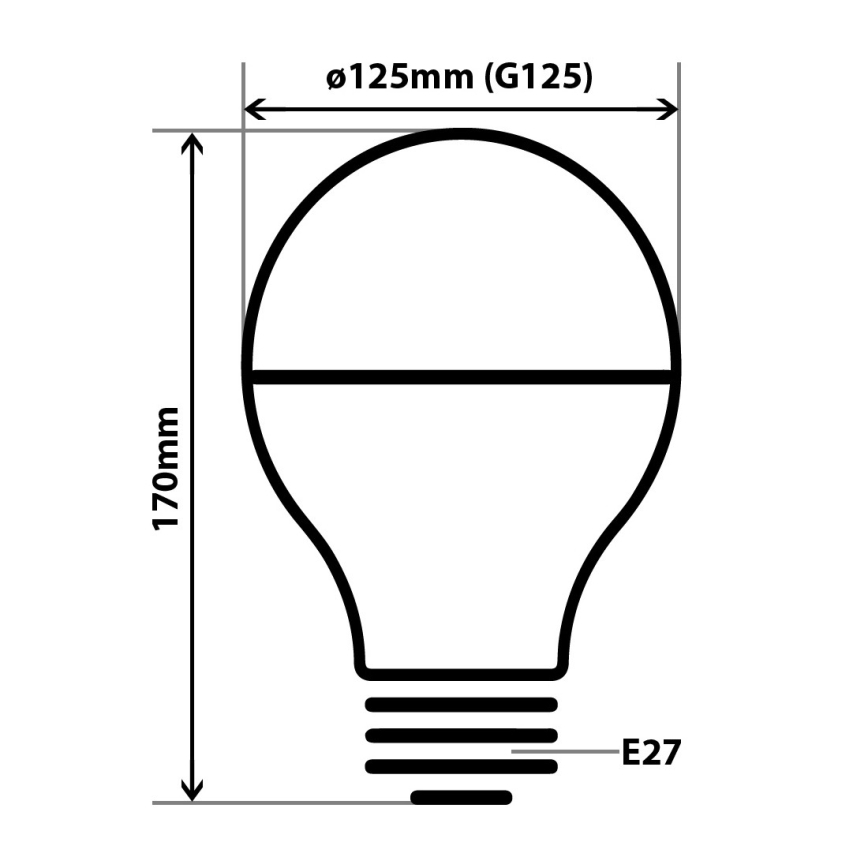 LED Žiarovka so zrkadlovým vrchlíkom DECOR MIRROR G125 E27/12W/230V 4200K zlatá