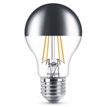 LED Žiarovka so zrkadlovým vrchlíkom Philips A60 E27/5,5W/230V 2700K