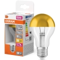 LED žiarovka so zrkadlovým vrchlíkom SUPERSTAR E27/7W/230V 2700K zlatá - Osram