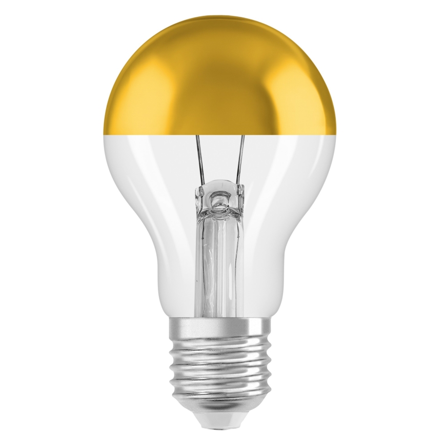 LED žiarovka so zrkadlovým vrchlíkom SUPERSTAR E27/7W/230V 2700K zlatá - Osram