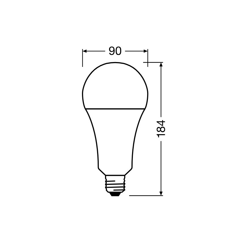LED Žiarovka STAR E27/24,9W/230V 2700K - Osram