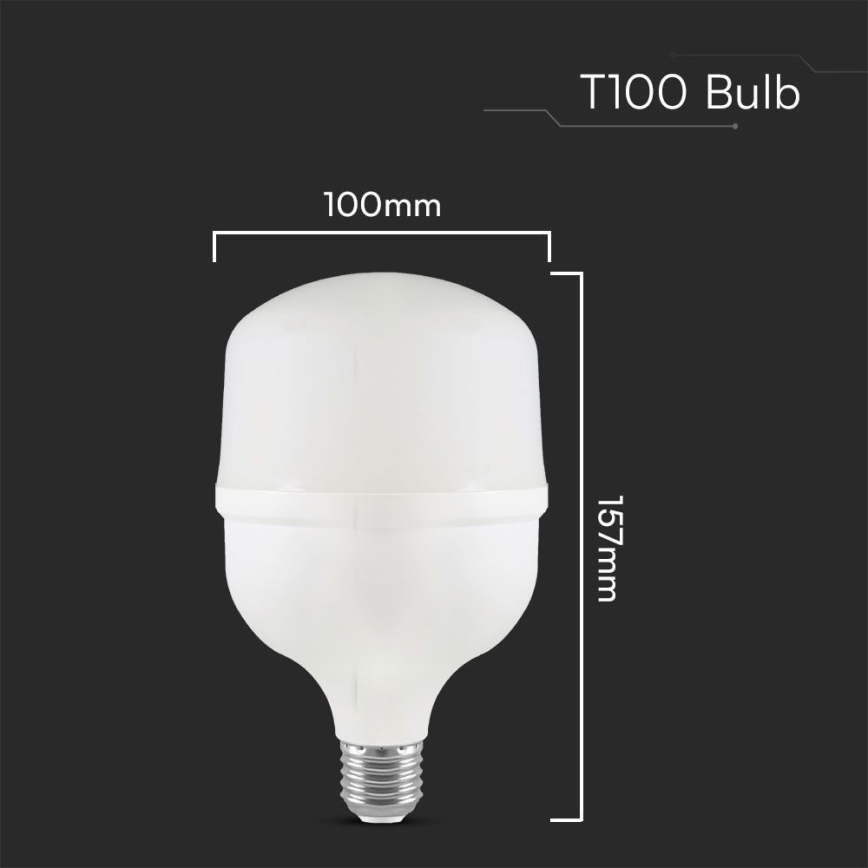 LED Žiarovka T100 E27/30W/230V 4000K