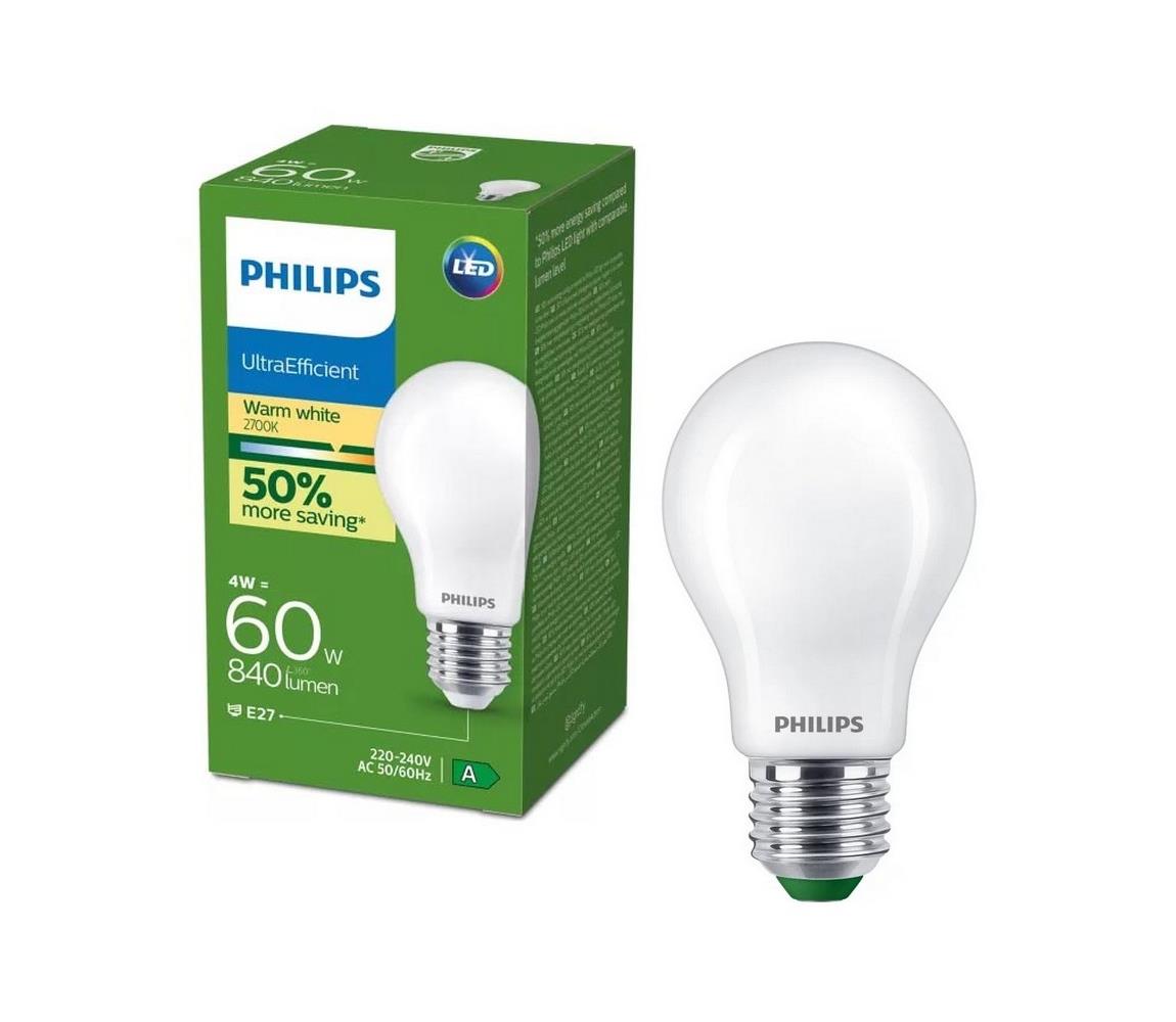 LED žiarovka ULTRAEFFICIENT Philips E27/4W/230V 2700K 8721103054838