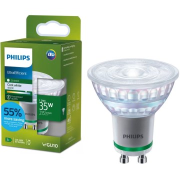 LED žiarovka ULTRAEFFICIENT Philips PAR16 GU10/1,2W/230V 4000K