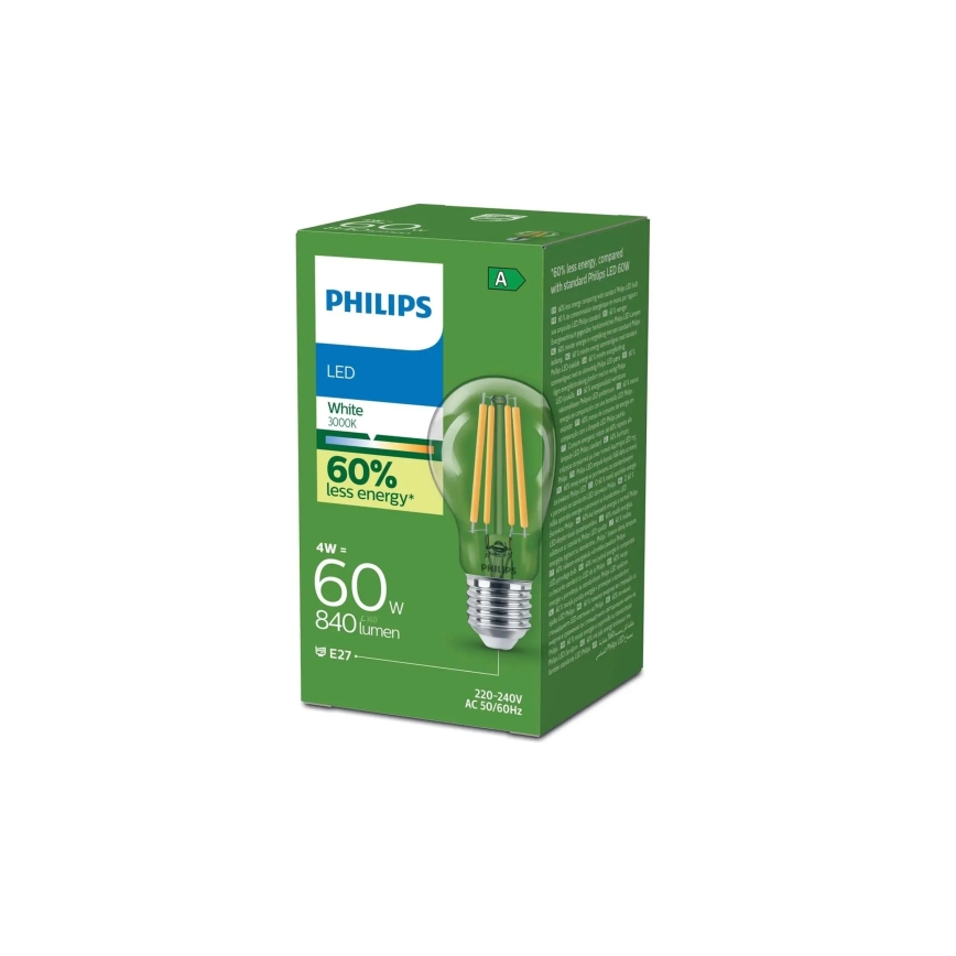 LED žiarovka ULTRAEFFICIENT VINTAGE Philips A60 E27/4W/230V 3000K