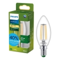 LED žiarovka ULTRAEFFICIENT VINTAGE Philips B35 E14/3,8W/230V 2700K