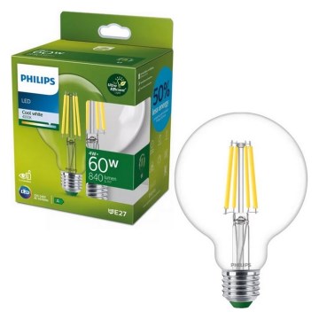 LED žiarovka ULTRAEFFICIENT VINTAGE Philips G95 E27/4W/230V 4000K