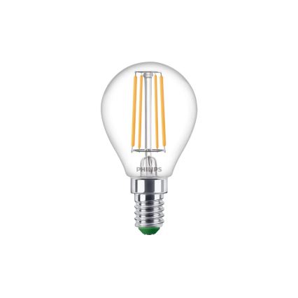 LED žiarovka ULTRAEFFICIENT VINTAGE Philips P45 E14/3,8W/230V 2700K