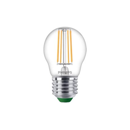 LED žiarovka ULTRAEFFICIENT VINTAGE Philips P45 E27/3,8W/230V 2700K