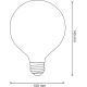 LED žiarovka VINTAGE AMBER E27/4W/230V G100 2700K