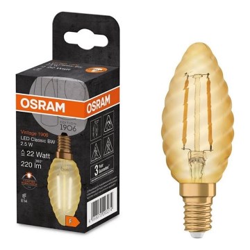 LED Žiarovka VINTAGE E27/2,5W/230V 2400K - Osram