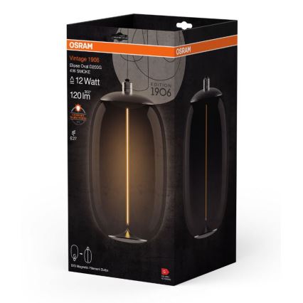 LED Žiarovka VINTAGE FILAMENT E27/4W/230V 2700K dymová - Osram